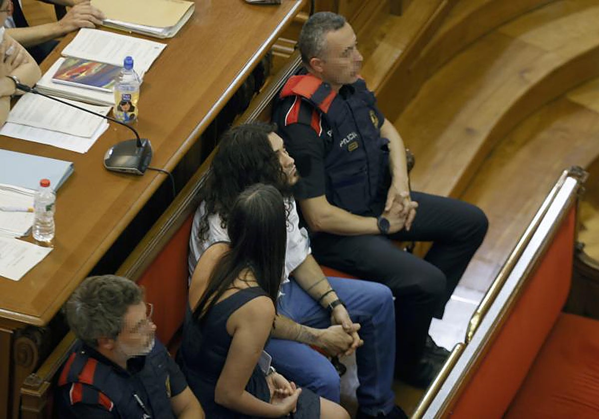 Thiago Fernándes, durante el juicio en la Audiencia de Barcelona