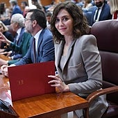 Ayuso se estrena con la promesa de la reforma de la ley Trans y la prórroga de la rebaja del abono transporte hasta final de año