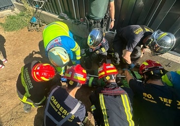 Herido grave un trabajador en Boadilla del Monte al atraparse la pierna entre las aspas de una motoazada