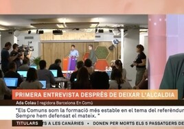 Colau advierte a Yolanda Díaz: «Hay un programa compartido con Sumar pero los comunes tenemos nuestro programa para Cataluña»