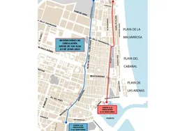 Noche de San Juan 2023 en Valencia: calles cortadas, desvíos de tráfico y hasta qué hora se puede estar en la playa