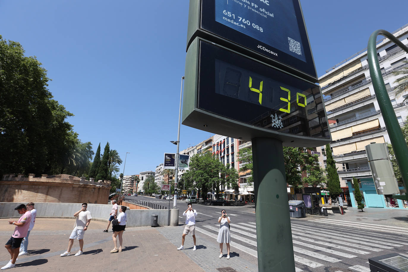 Fotos: El sofocante calor en Córdoba en el primer fin de semana de verano