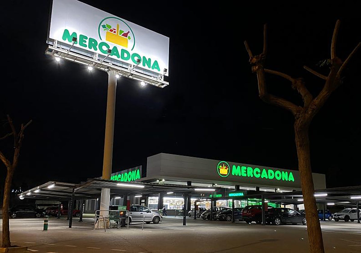 Imagen de archivo de un supermercado de Mercadona en la provincia de Alicante