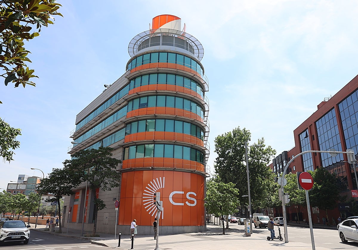 Actual sede de Ciudadanos en la madrileña calle Alcalá