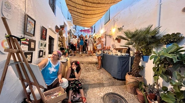 Frigiliana, durante el Festival de las 3 Culturas