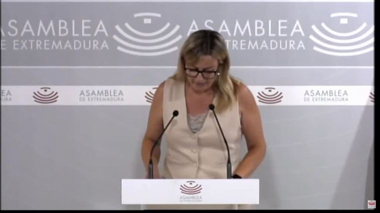 La presidenta de la Asamblea de Extremadura convoca el pleno de investidura para la semana que viene