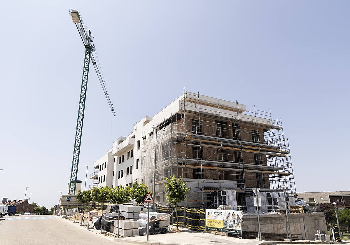 Pisos en construcción en la provincia de Valladolid