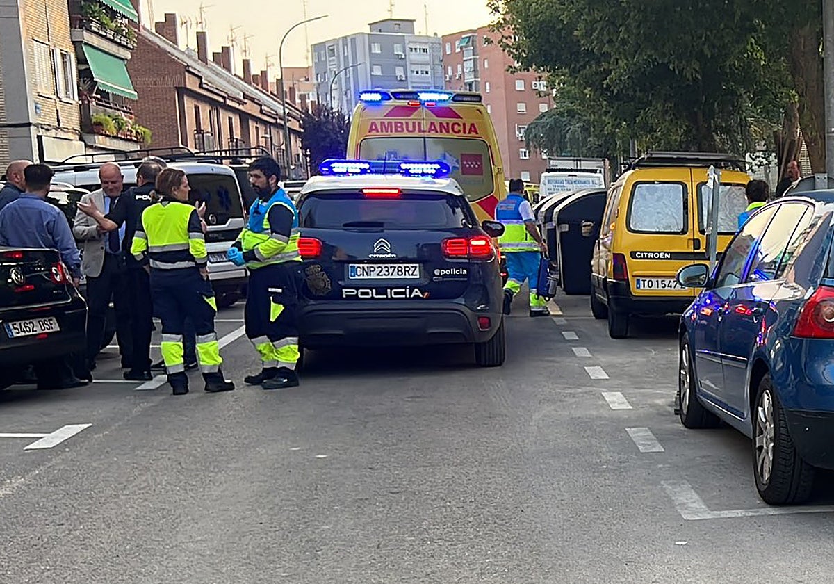 Los servicios de emergencias, en el lugar del suceso