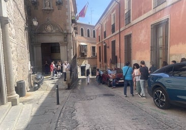 Desalojados los trabajadores de la Delegación de Hacienda por una gran fuga de agua