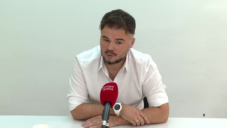 Rufián: "Me siento muy orgulloso de haber estado negociando los indultos"