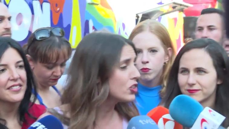 Irene Montero reivindica el Orgullo como "una victoria frente al odio"