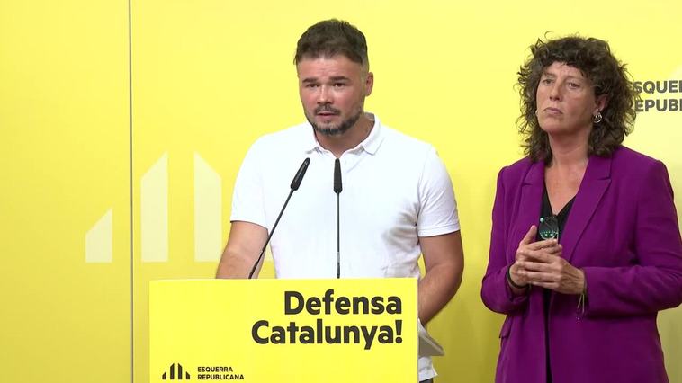 Rufián: "Votar Sumar es votar una mentira piadosa"