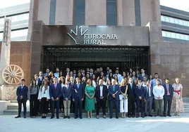 Eurocaja Rural da la bienvenida a los 75 universitarios que comienzan sus prácticas en la entidad