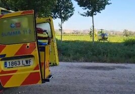 Heridas graves dos mujeres en el incendio de una infravivienda en Aranjuez