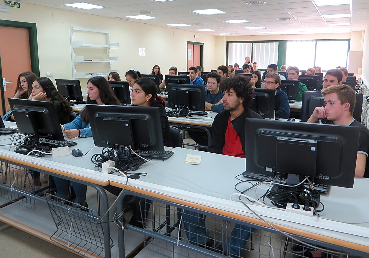 Un aula de la Universidad de Córdoba en el campus de Rabanales