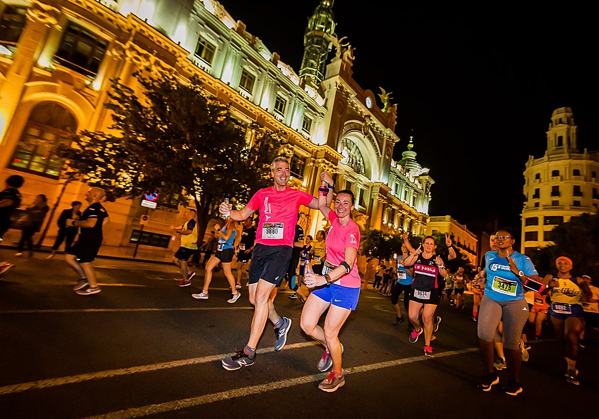 Imagen de archivo tomada durante la 15K Nocturna de Valencia