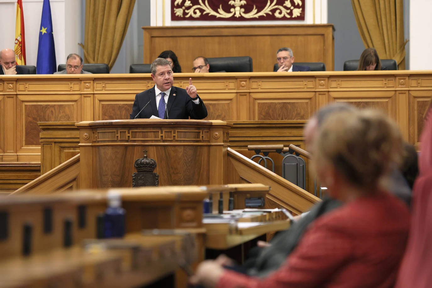 Las imágenes de la primera sesión del Debate de Investidura de García-Page