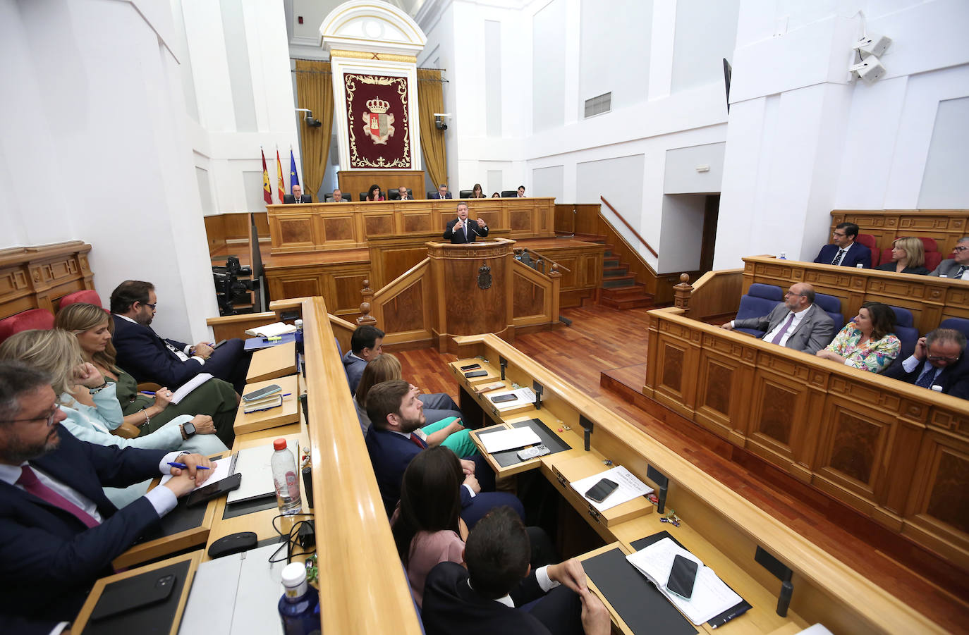 Las imágenes de la primera sesión del Debate de Investidura de García-Page