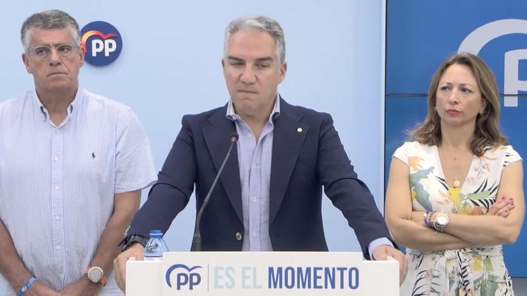 Bendodo espera que Vox "anteponga los intereses de los murcianos a cualquier táctica electoral"