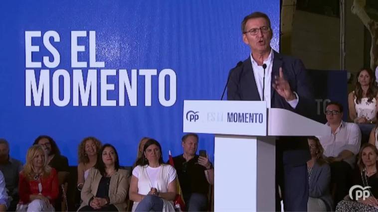 Feijóo acusa a Sánchez de "mentir" por decir que traería a Puigdemont