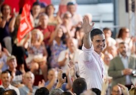 Sánchez arranca la campaña acusando a la derecha de ser «capaz de todo por llegar al poder»