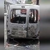 Detenido por quemar una furgoneta en Lanzarote tras causar daños en la pared de un edificio y arbolado