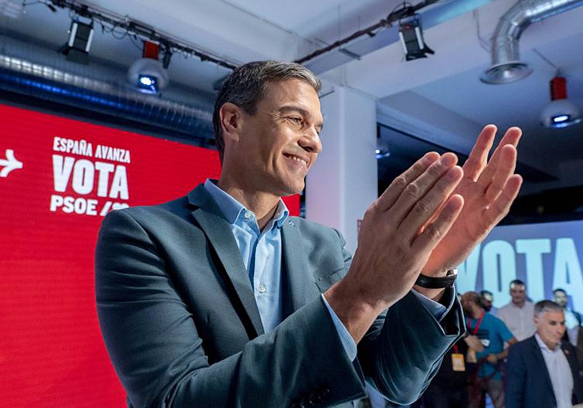 El presidente del Gobierno, Pedro Sánchez, presenta el programa electoral de su partido para las elecciones del 23-J