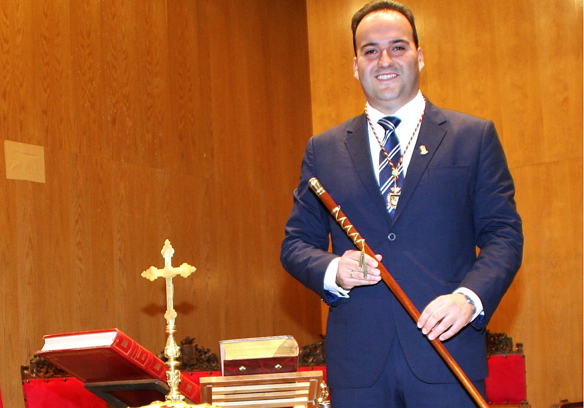 El alcalde de Priego, Juan Ramón Valdivia