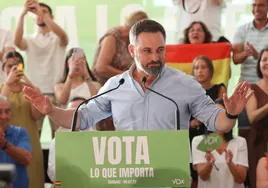 Santiago Abascal: «El que vota a Vox sabe lo que vota, el que vota al PP juega a la lotería»
