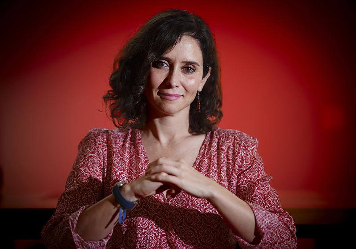 La presidenta de la Comunidad de Madrid, Isabel Díaz Ayuso