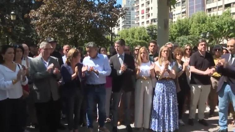 Concentración en Logroño tras el último caso de violencia machista