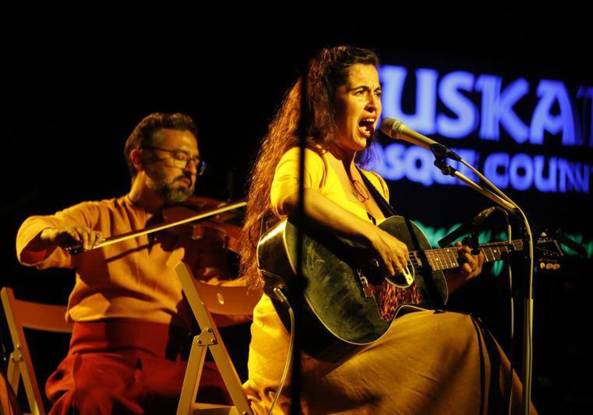 La cantante y compositora Silvia Pérez Cruz en el Festival de Jazz de Vitoria