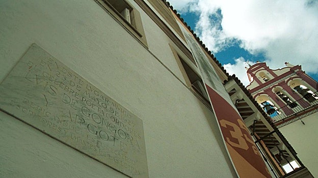 Placa en la Trinidad sobre la muerte de Luis de Góngora