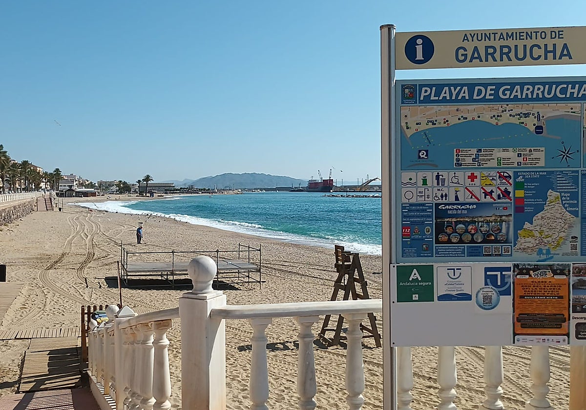 Imagen de archivo de una de las playa de Garrucha.