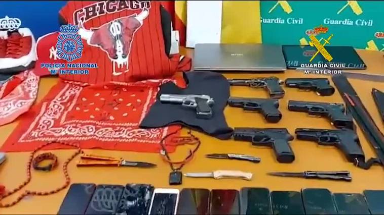 Desarticulado un "bloque" de la banda juvenil violenta BLOOD asentado en la zona sur de la provincia de Segovia