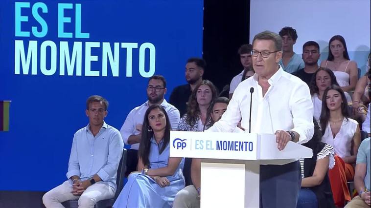 Feijóo pide el voto al PP para ganar de "forma clara"