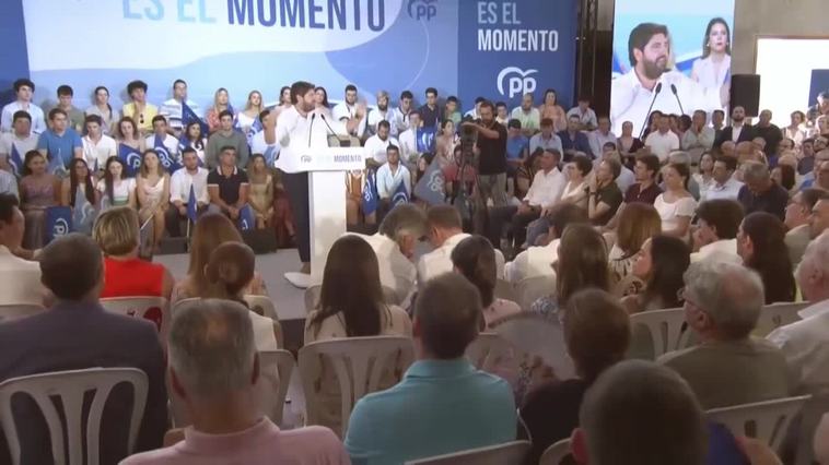 López Miras reivindica el programa de Feijóo para Murcia