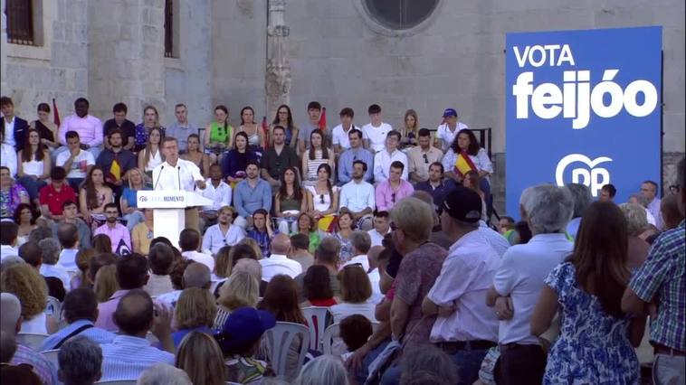 Feijóo apela al votante de Vox para no regalar escaños a Sánchez cuando está "más débil que nunca"