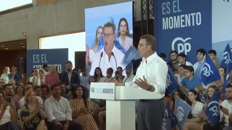 Feijóo matiza: "Nadie habla de pucherazo"
