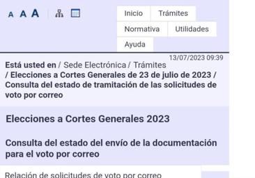 Consulta el estado de tu voto por correo: cómo saber si cuando va a llegar