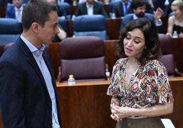 Ayuso retoma su actividad en la Asamblea tras ser intervenida por la pérdida del bebé que esperaba