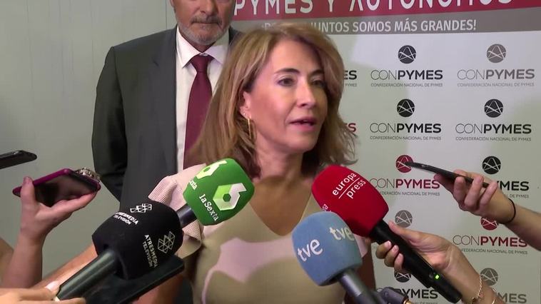 Raquel Sánchez duda si el PP está acostumbrado "a la circulación irregular de sobres"