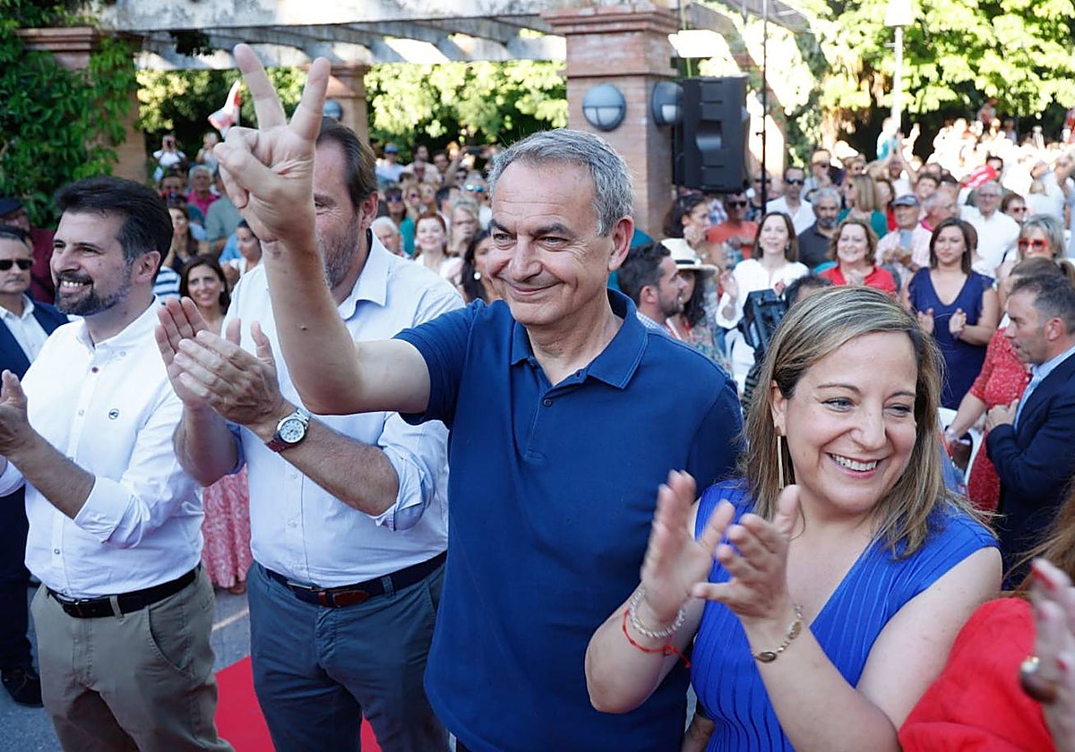 El expresidente del Gobierno, José Luis Rodríguez Zapatero, este viernes en Valladolid