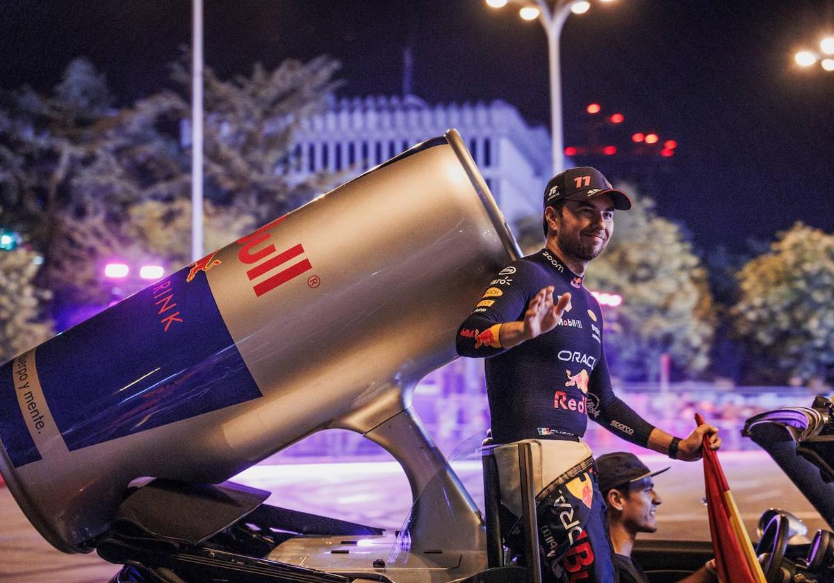 Red Bull Show Run, exhibición del piloto de Fórmula 1 Checo Pérez