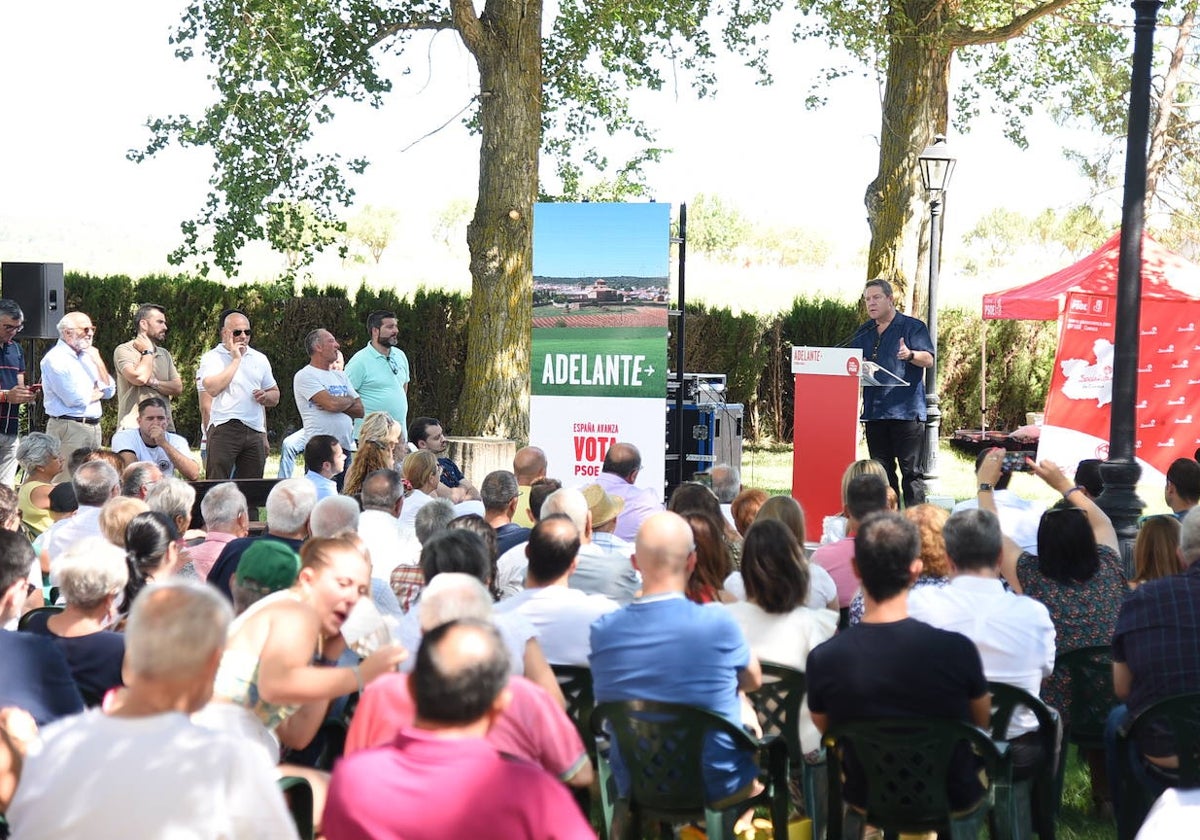 Page, este sábado en un acto público en Campillo de Altobuey