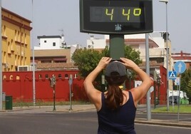 Las temperaturas vuelven a dispararse en Sevilla, Granada, Jaén y Córdoba, donde podrán superar los 44 grados este lunes