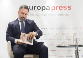Santiago Abascal prevé tensiones en Cataluña «peores» que en 2017 si Vox llega al Gobierno
