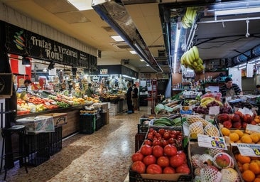 El amanecer en el mercado