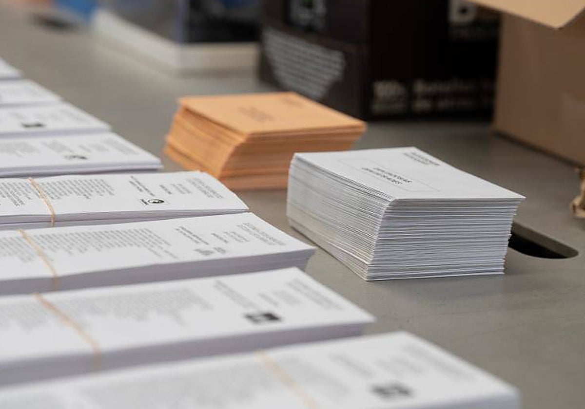 Preparativos del dispositivo electoral