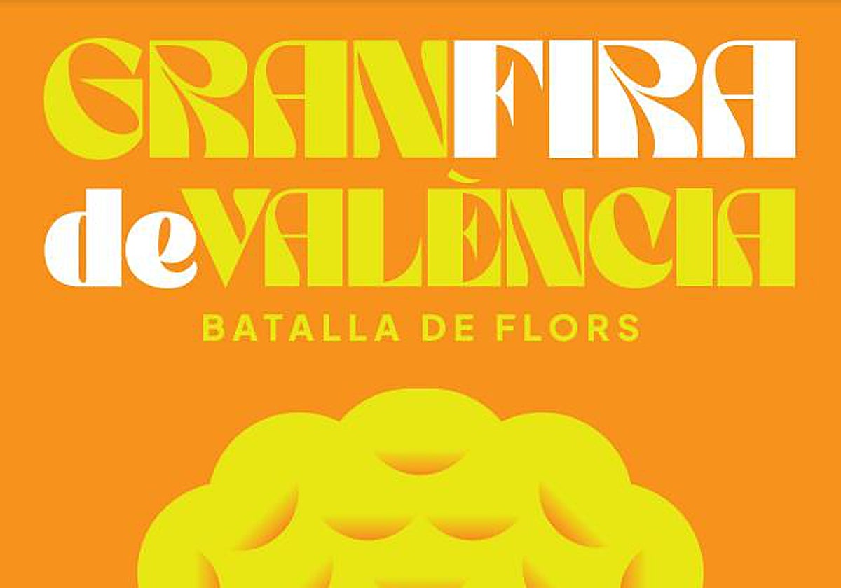 Imagen de promoción de la Batalla de las Flores en Valencia